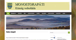 Desktop Screenshot of monostorapati.hu